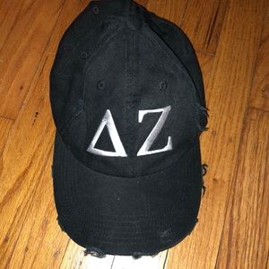 NWOT Delta Zeta distresses hat